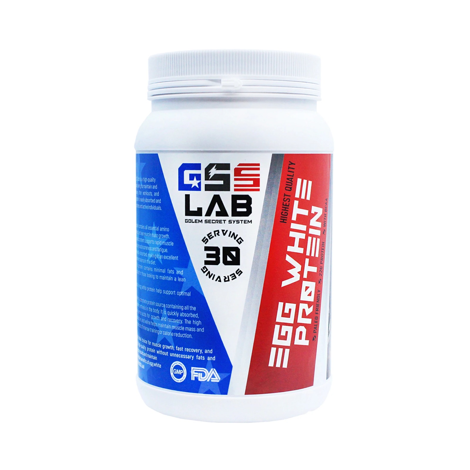 GSS Lab Egg White Protein 900 g