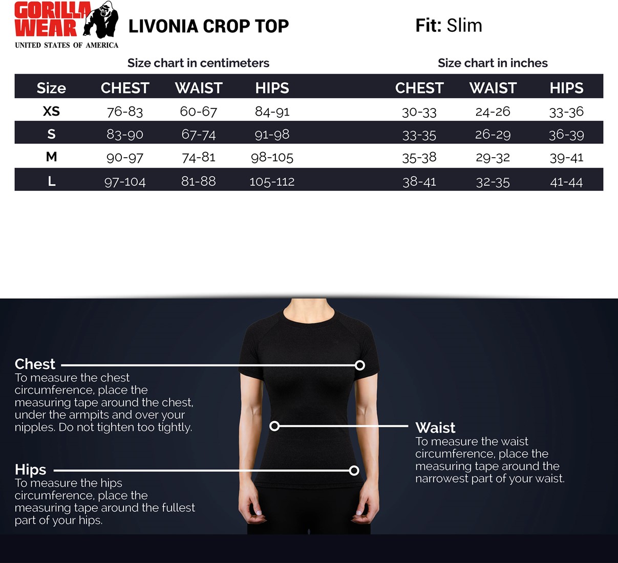 Gorilla Wear Женская Безрукавка Livonia Crop Top - Black