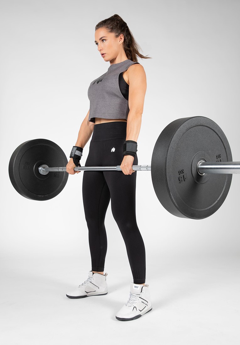 Gorilla Wear Женская Майка Addison Drop Armhole Tank Top - Gray