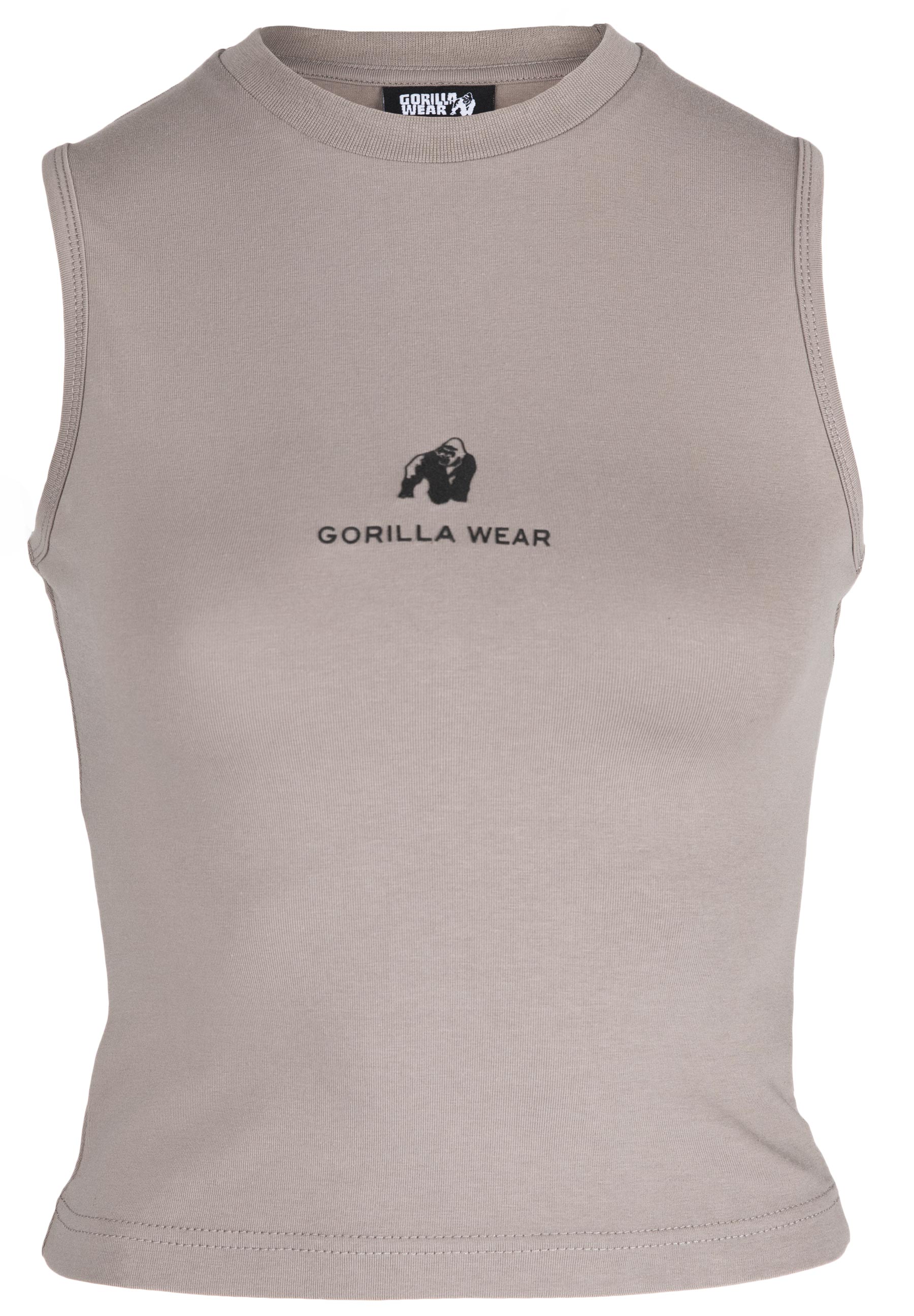 Gorilla Wear Женская Безрукавка Livonia Crop Top - Beige