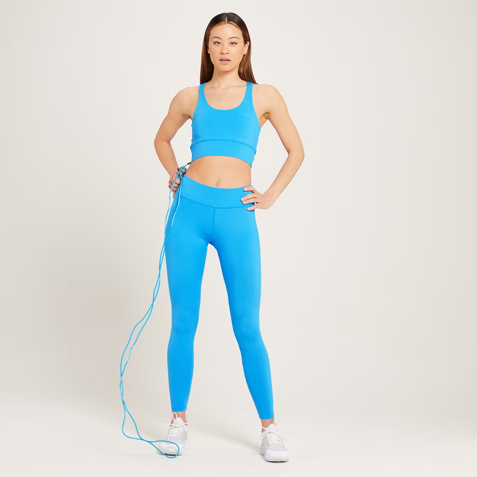 MyProtein Спортивные леггинсы MP Linear Mark Bright Blue