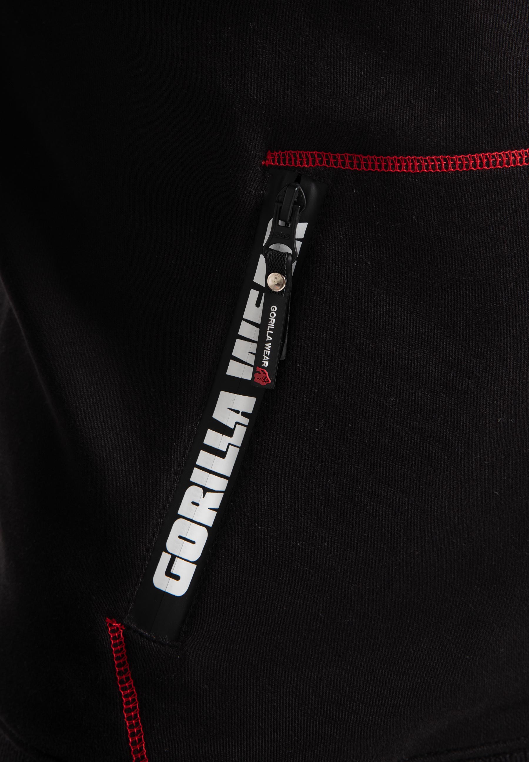 Gorilla Wear Кофта Georgia Zipped Hoodie Black