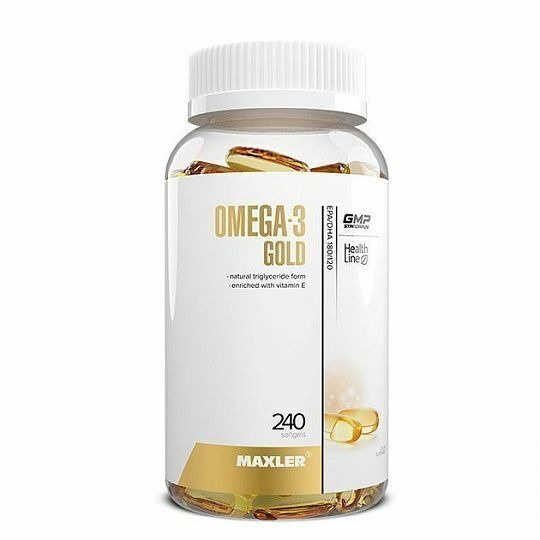 Maxler Omega 3 Gold 240 USA капсул
