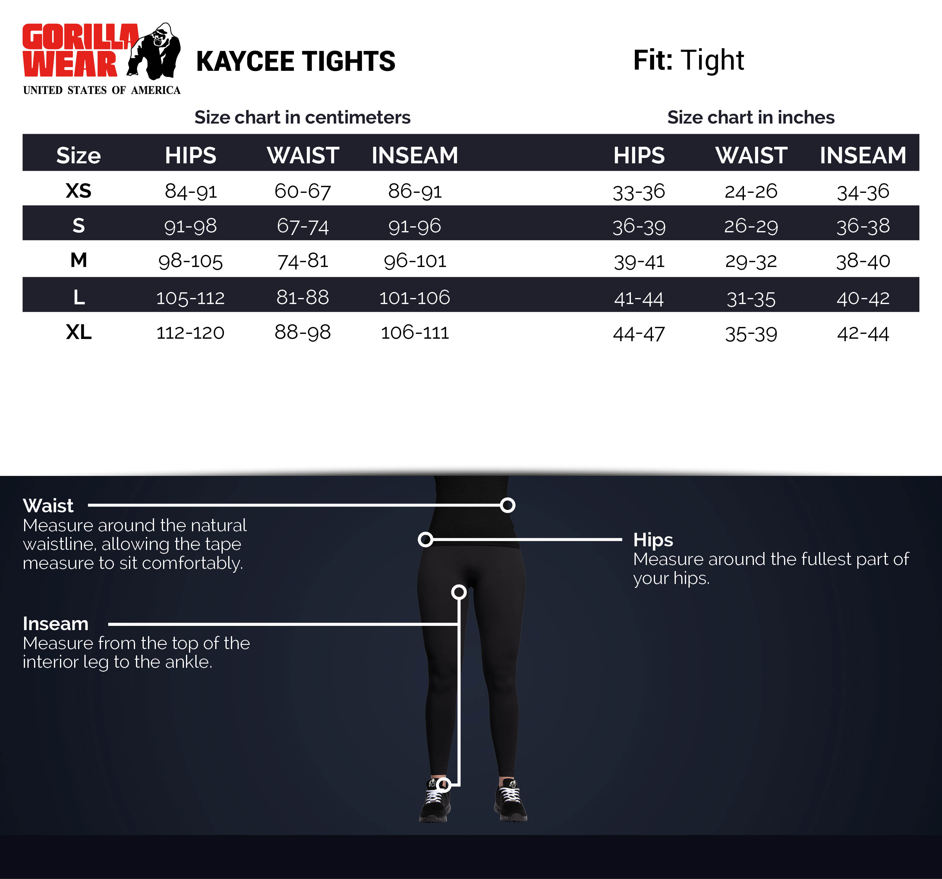 Gorilla Wear Женские тайтсы Kaycee Tights Burgundy Red