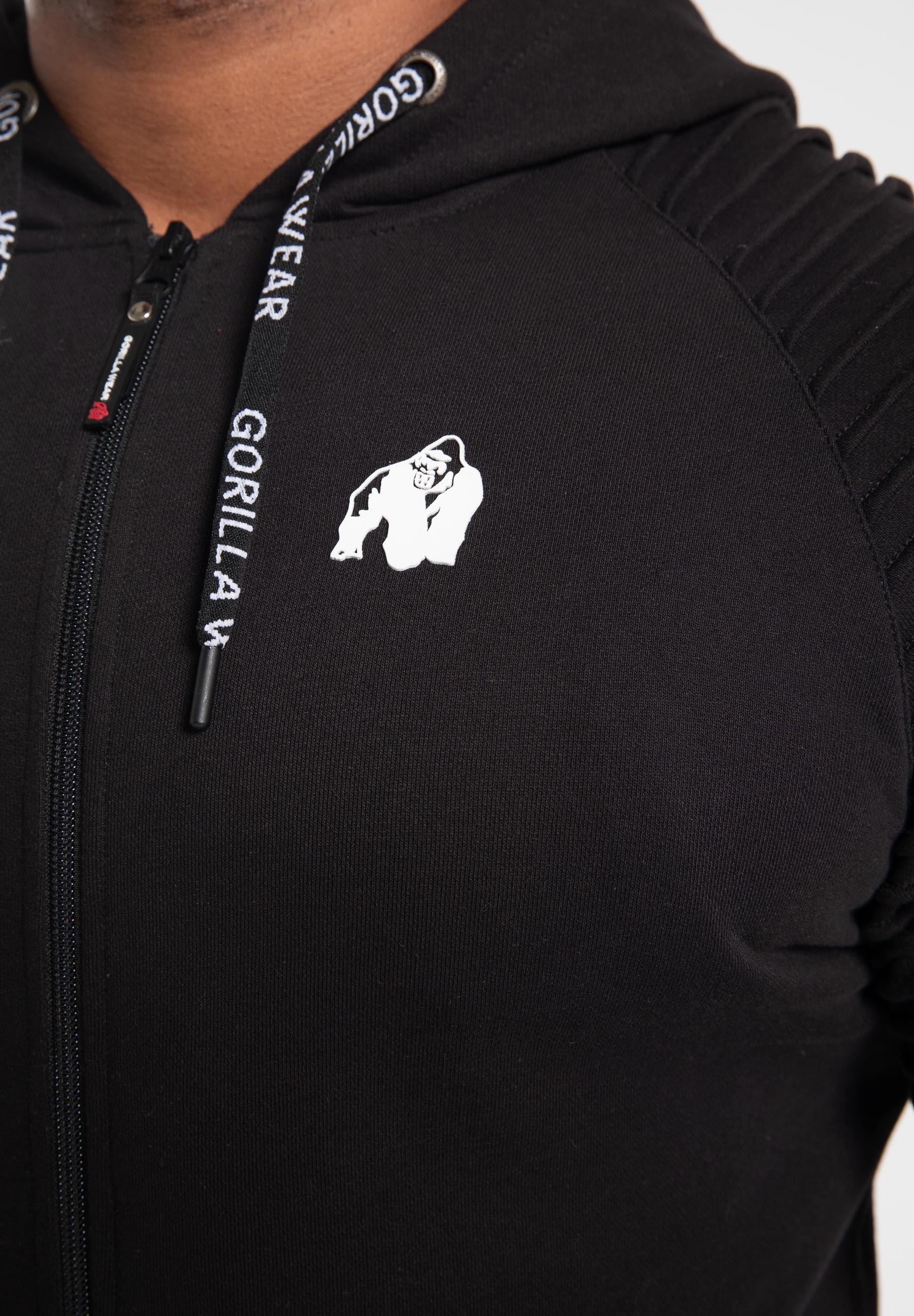 Gorilla Wear Кофта Georgia Zipped Hoodie Black