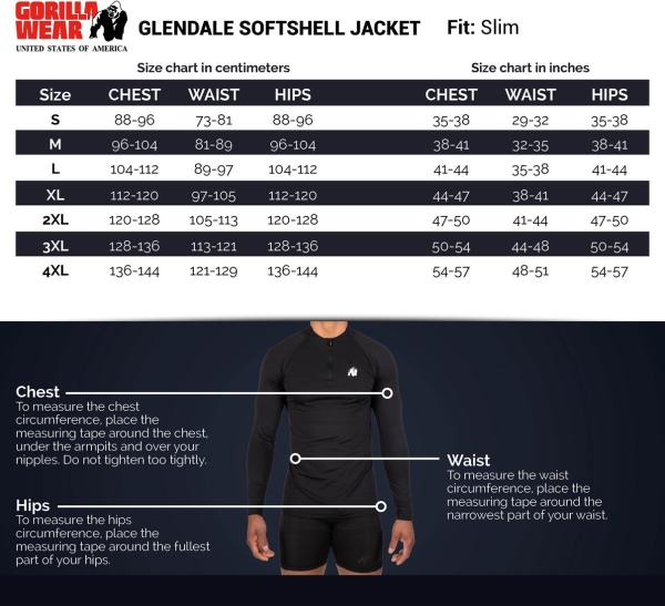 Gorilla Wear Куртка Glendale Softshell Jacket Black