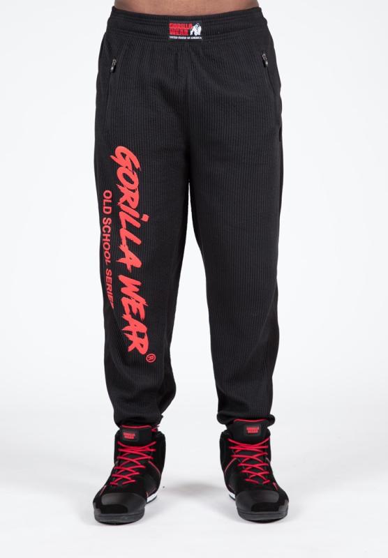 Gorilla Wear Штаны Augustine Old School Pants - Black/Red