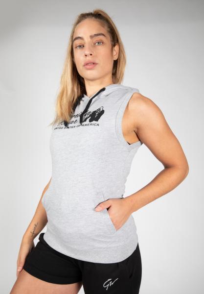 Gorilla Wear Женская Безрукавка Selma Sleeveless Hoodie Gray