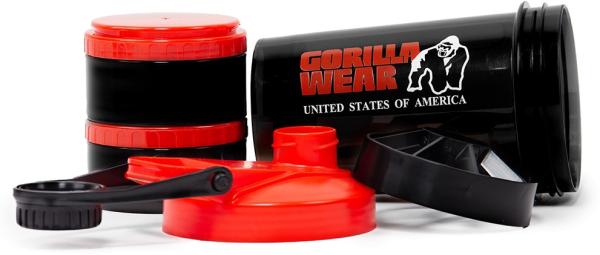 Gorilla Wear Шейкер Shaker 2 GO Black/Red