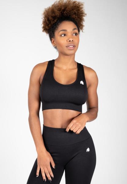 Gorilla Wear Женская Бра Neiro Seamless Sports Bra Black