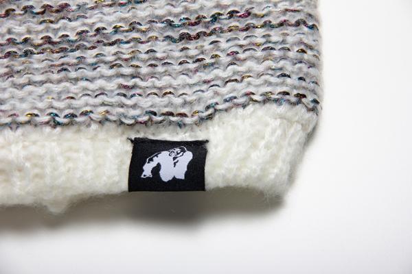 Gorilla Wear Шапка женская Bellevue Beanie White/Gray