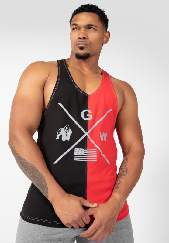 Gorilla Wear Майка Sterling Stringer Tank Top Black/Red