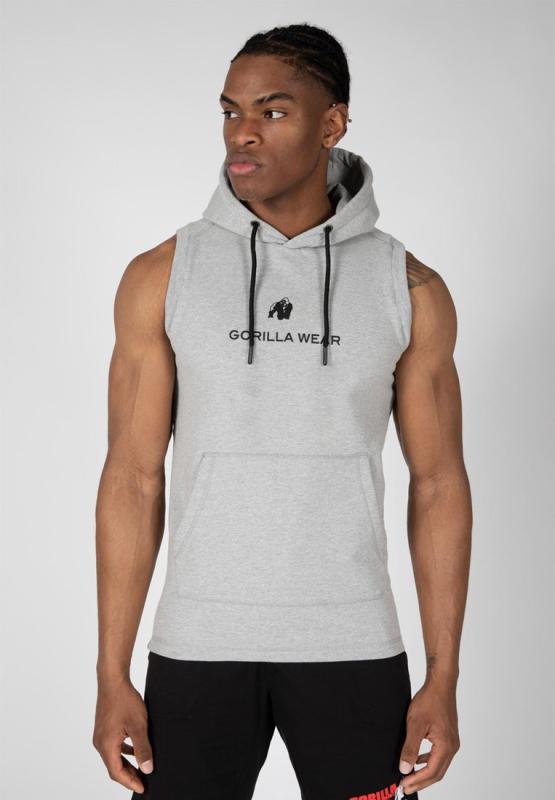 Gorilla Wear Безрукавка Lincoln Sleeveless Hoodie Gray