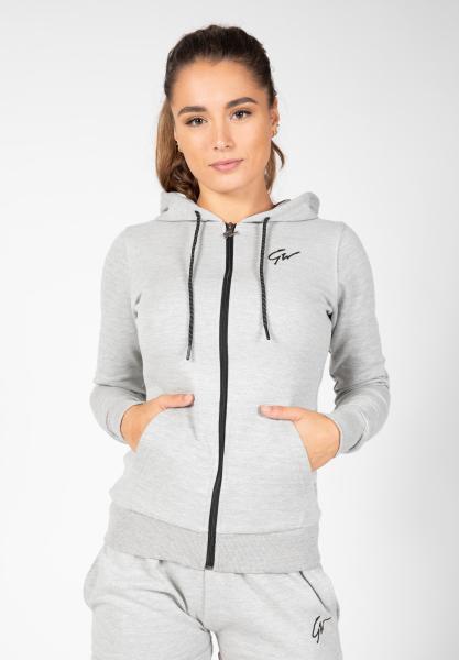 Gorilla Wear Женская кофта Pixley Zipped Hoodie Gray