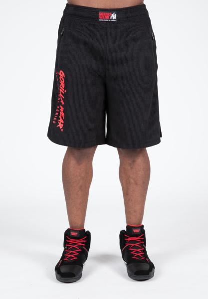 Gorilla Wear Шорты Augustine Old School Shorts Black/Red