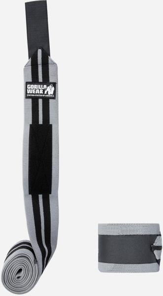 Gorilla Wear Бинты коленные Knee Wraps Gray/Black 200 см