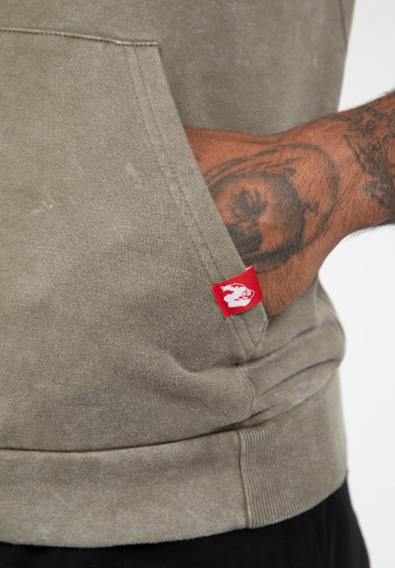 Gorilla Wear Безрукавка Silverdale Sleeveless Hoodie Army Green