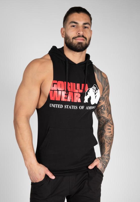 Gorilla Wear Безрукавка Rogers Hooded Tank Top Black