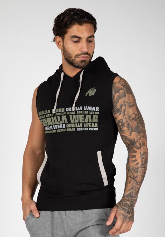 Gorilla Wear Безрукавка Melbourne Sleeveless Hooded T-shirt Black