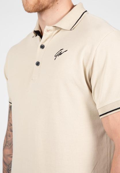 Gorilla Wear Футболка Delano Polo Beige/Black 