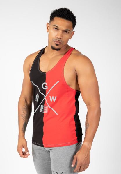 Gorilla Wear Майка Sterling Stringer Tank Top Black/Red