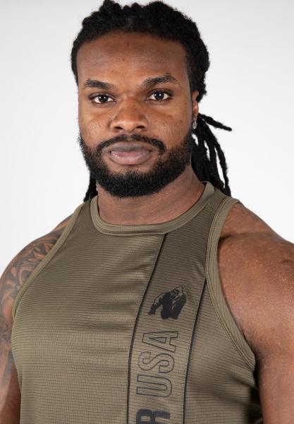Gorilla Wear Безрукавка Branson Tank Top Army Green/Black