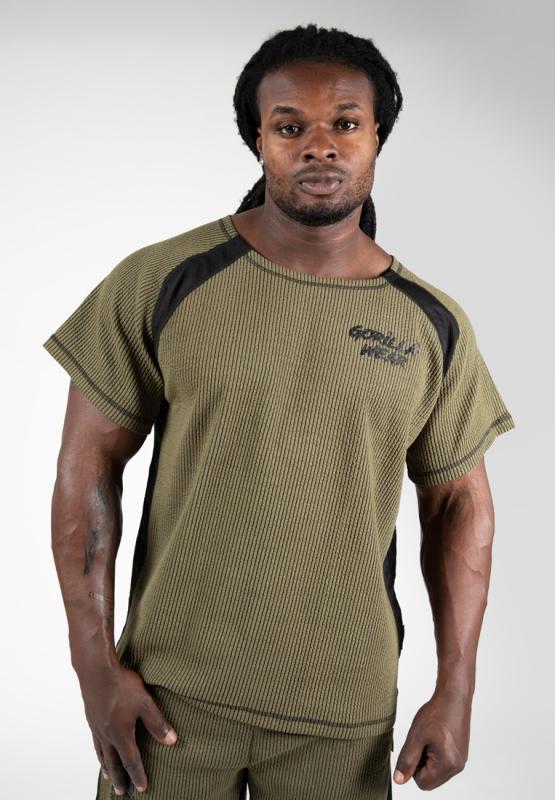 Gorilla Wear Футболка Augustine Old School Workout Top Army Green