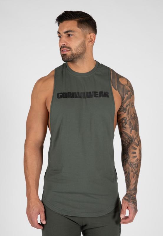 Gorilla Wear Безрукавка Milo Drop Armhole Tank Top  Green