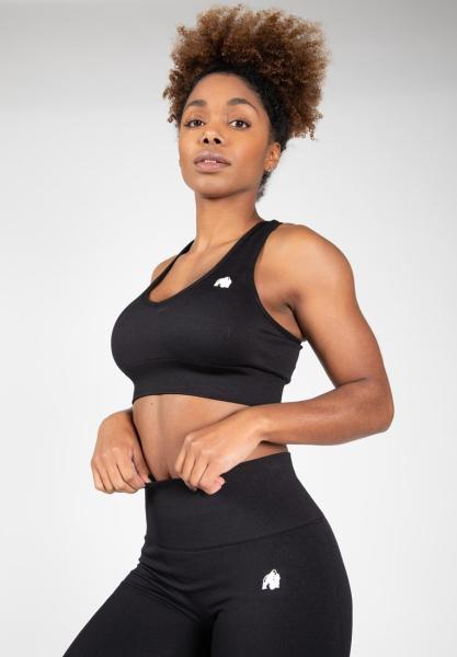 Gorilla Wear Женская Бра Neiro Seamless Sports Bra Black