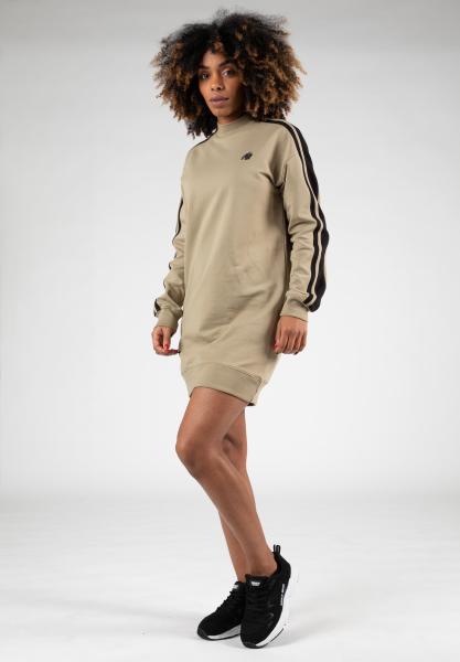 Gorilla Wear Женская кофта Isabella Sweatshirt Dress - Beige
