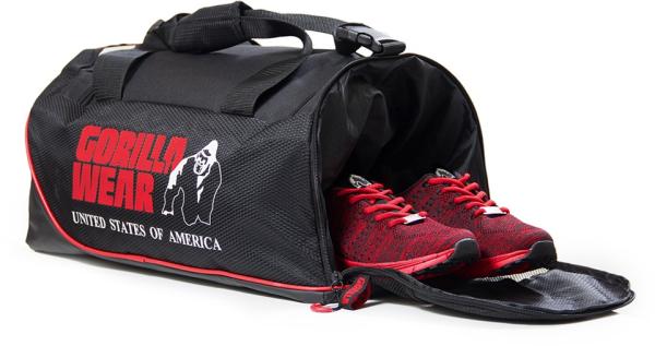 Gorilla Wear Сумка Jerome Gym Bag - Black/Red