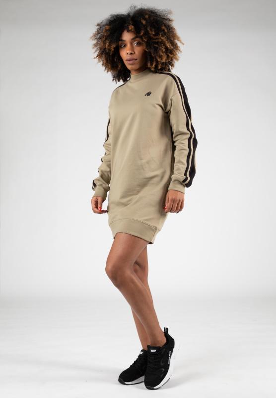 Gorilla Wear Женская кофта Isabella Sweatshirt Dress - Beige