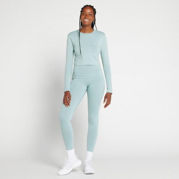 MyProtein Укороченный женский лонгслив MP Essential Body Fit Ice Blue