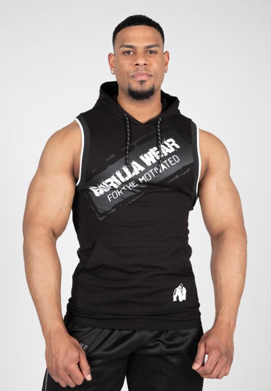 Gorilla Wear Безрукавка Loretto Hooded Tank Top Black