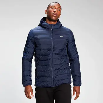 MyProtein Мужская куртка MP Men's Lightweight Hooded Packable Puffer Jacket - Navy