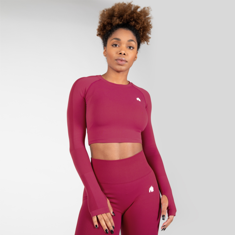 Gorilla Wear Женская кофта Hilton Seamless Longsleeve Fuchsia