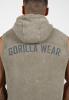 Gorilla Wear Безрукавка Silverdale Sleeveless Hoodie Army Green