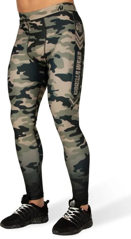 Gorilla Wear Тайтсы Franklin Men's Tights Army Green Camo