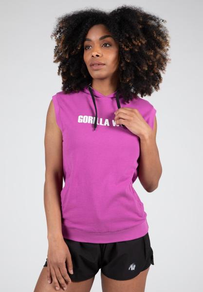 Gorilla Wear Женская Безрукавка Virginia Sleeveless Hoodie - Fuchsia