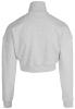 Gorilla Wear Женская кофта Ocala Cropped Half-Zip Sweatshirt - Gray