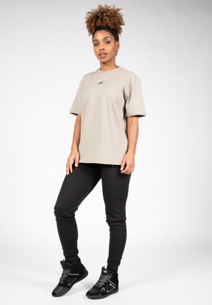 Gorilla Wear Женская футболка Bixby Oversized T-Shirt Beige