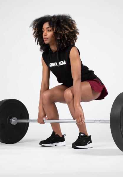 Gorilla Wear Женская Безрукавка Virginia Sleeveless Hoodie - Black