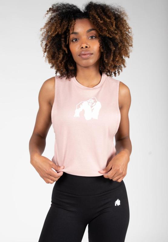 Gorilla Wear Женская Майка Addison Drop Armhole Tank Top - Pink