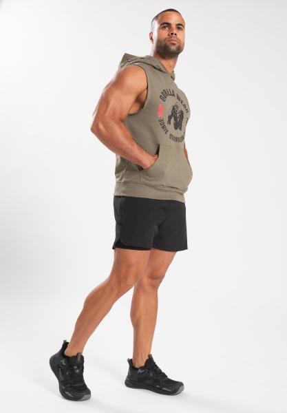 Gorilla Wear Безрукавка Marshall Sleeveless Hoodie Army Green