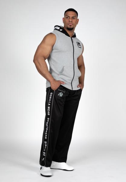 Gorilla Wear Безрукавка Milwaukee S/L Zipped Hoodie Gray Melange