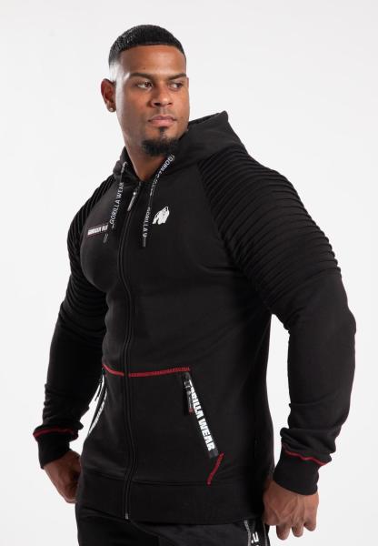 Gorilla Wear Кофта Georgia Zipped Hoodie Black