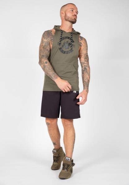 Gorilla Wear Безрукавка Lawrence Hooded Tank Top Army Green