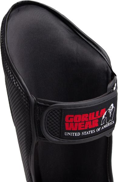 Gorilla Wear Montello Shin Guards Black