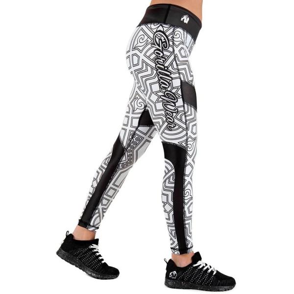 Gorilla Wear Женские тайтсы Pueblo Tights Black/White