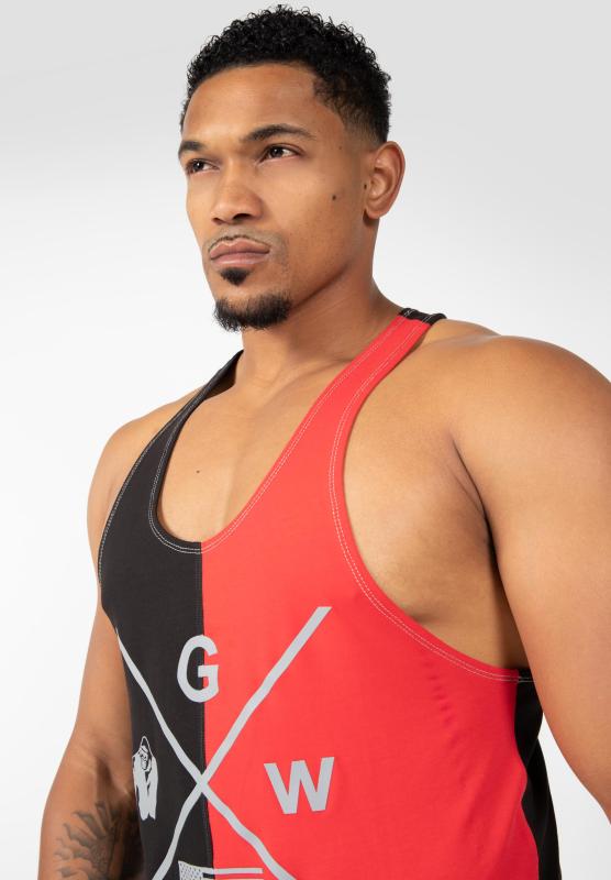 Gorilla Wear Майка Sterling Stringer Tank Top Black/Red